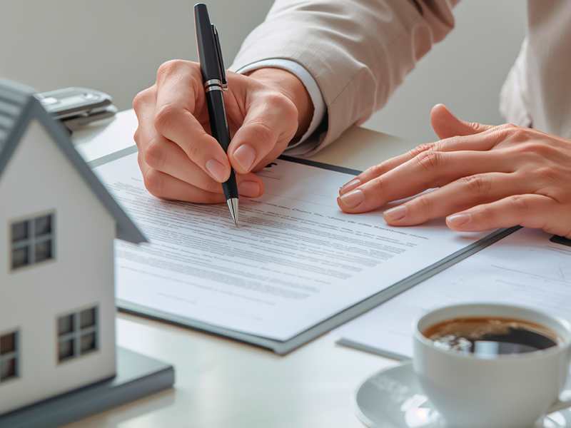 Podpis kupní smlouvy s advokátní úschovou